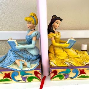 Belle & Cinderella Bookends